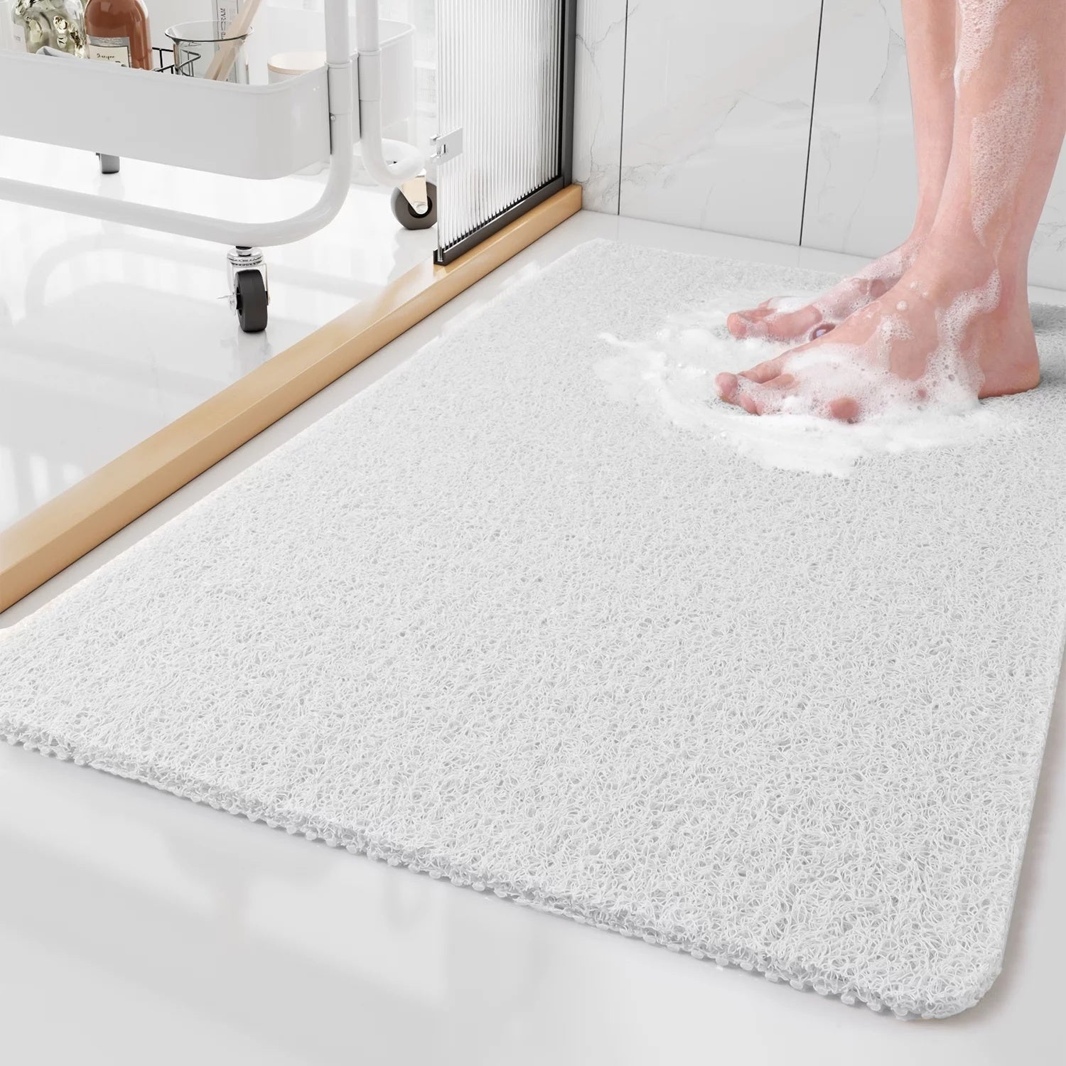 Non-Slip Bath Mat Soft Shower Mat Safe and Comfortable Use - Image 7