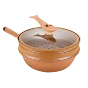 Nonstick Wok Pan Lid Healthy Cooking and Stir-Frying - Image 7