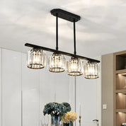 Nordic Pendant Light Multi-Head Long Glass Shades Dining - Image 12