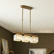 Nordic Pendant Light Multi-Head Long Glass Shades Dining - Image 17
