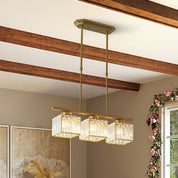 Nordic Pendant Light Multi-Head Long Glass Shades Dining - Image 18