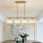Nordic Pendant Light Multi-Head Long Glass Shades Dining - Image 22
