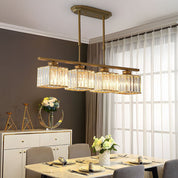 Nordic Pendant Light Multi-Head Long Glass Shades Dining - Image 23