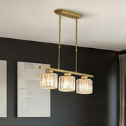 Nordic Pendant Light Multi-Head Long Glass Shades Dining - Image 25