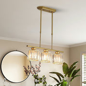 Nordic Pendant Light Multi-Head Long Glass Shades Dining - Image 26