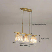Nordic Pendant Light Multi-Head Long Glass Shades Dining - Image 27
