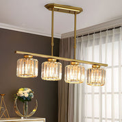 Nordic Pendant Light Multi-Head Long Glass Shades Dining - Image 28