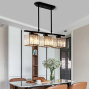 Nordic Pendant Light Multi-Head Long Glass Shades Dining - Image 3