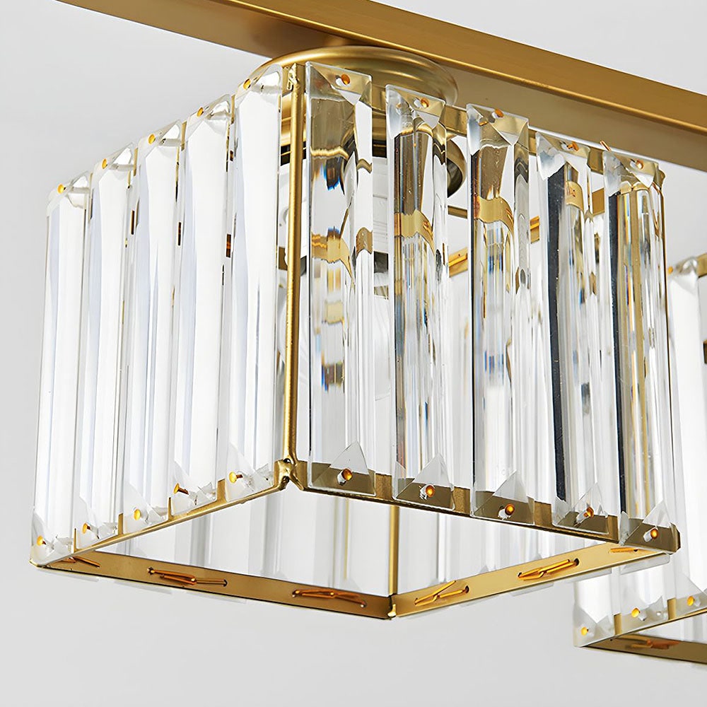 Nordic Pendant Light Multi-Head Long Glass Shades Dining - Image 31