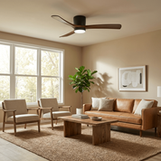 Nordic Wood Ceiling Fan Light Modern Design Home Spaces - Image 11
