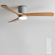 Nordic Wood Ceiling Fan Light Modern Design Home Spaces - Image 39