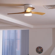 Nordic Wood Ceiling Fan Light Modern Design Home Spaces - Image 61