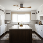 Nordic Wood Ceiling Fan Light Modern Design Living Room - Image 15