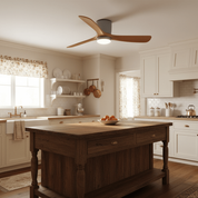 Nordic Wood Ceiling Fan Light Modern Design Living Room - Image 16