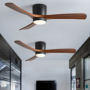 Nordic Wood Ceiling Fan Light Modern Design Living Room - Image 21
