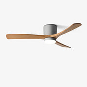 Nordic Wood Ceiling Fan Light Modern Design Living Room - Image 48
