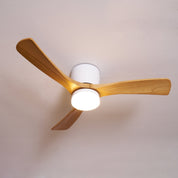 Nordic Wood Ceiling Fan Light Modern Design Living Room - Image 52