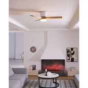 Nordic Wood Ceiling Fan Light Modern Design Living Room - Image 55