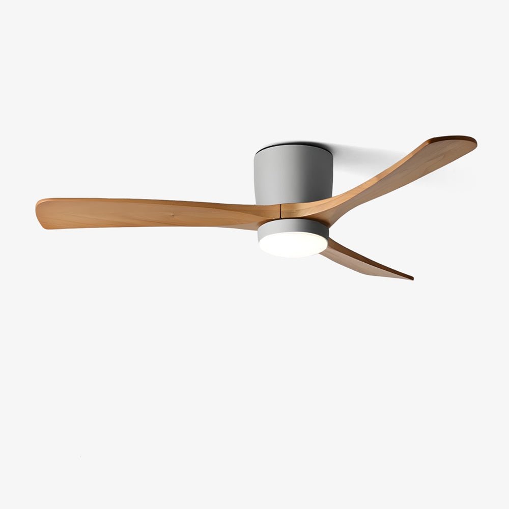 Nordic Wood Ceiling Fan Light Modern Living Spaces - Image 1