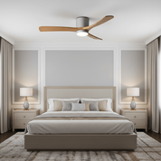 Nordic Wood Ceiling Fan Light Modern Living Spaces - Image 17