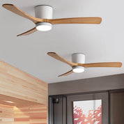 Nordic Wood Ceiling Fan Light Modern Living Spaces - Image 20