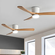 Nordic Wood Ceiling Fan Light Modern Living Spaces - Image 31
