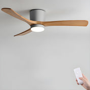 Nordic Wood Ceiling Fan Light Modern Living Spaces - Image 41