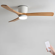 Nordic Wood Ceiling Fan Light Modern Living Spaces - Image 43