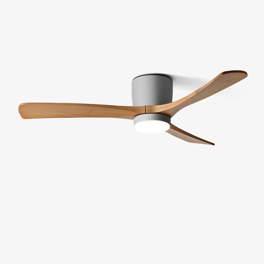 Nordic Wood Ceiling Fan Light Modern Living Spaces - Image 48