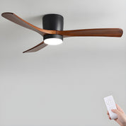 Nordic Wood Ceiling Fan Light Modern Living Spaces - Image 64