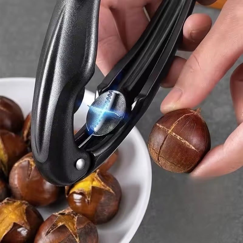 Nutcracker Tool Chestnuts & Hard Nuts Safe Easy Grip Design - Image 1