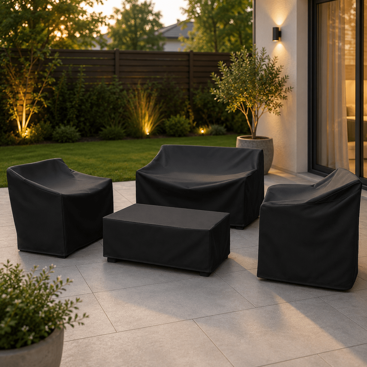 Outdoor Furniture Dust Cover Patio Protector Set - Image 4