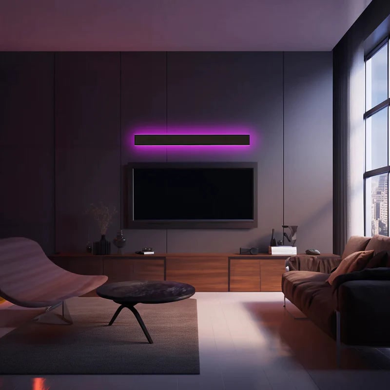 Outdoor Wall Lamp Minimalist Black Metal LED Waterproof - Image 14