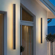 Outdoor Wall Lamp Minimalist Black Metal LED Waterproof - Image 18