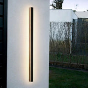 Outdoor Wall Lamp Minimalist Black Metal LED Waterproof - Image 19