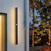Outdoor Wall Lamp Minimalist Black Metal LED Waterproof - Image 22