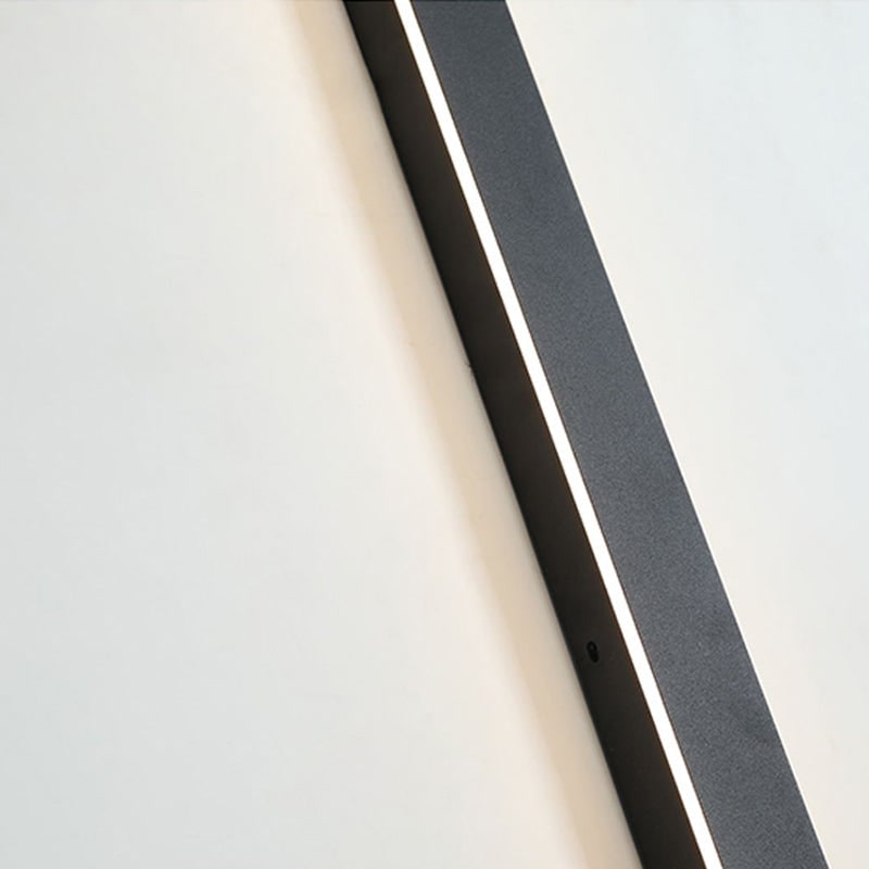 Outdoor Wall Lamp Minimalist Black Metal LED Waterproof - Image 24