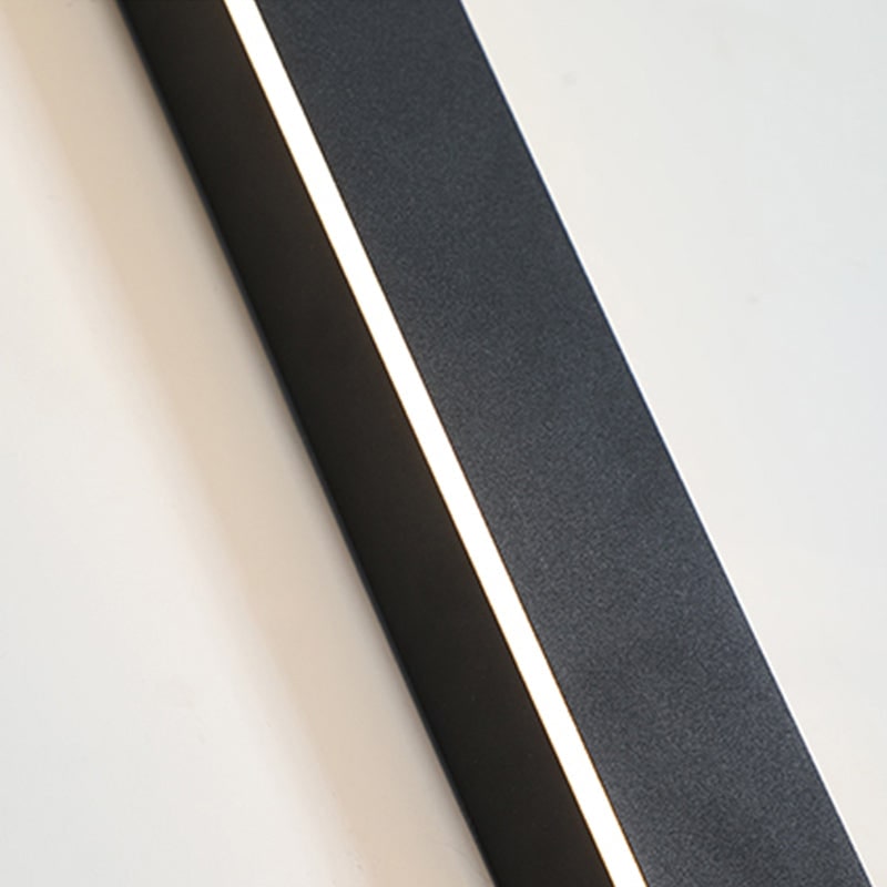 Outdoor Wall Lamp Minimalist Black Metal LED Waterproof - Image 26