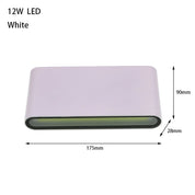 Outdoor Wall Light LED Modern Outdoor Light Sconce Flared - Image 9