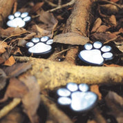 Paw Print Solar Garden Lights Outdoor Pet Decor - Image 2