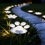 Paw Print Solar Garden Lights Outdoor Pet Decor - Image 6