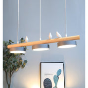 Pendant Light Bird Modern White Hanging Ceiling Lamp Metal - Image 15