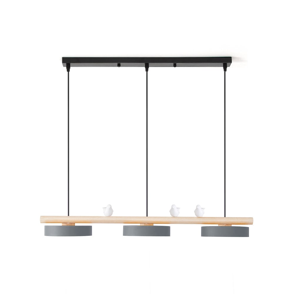 Pendant Light Bird Modern White Hanging Ceiling Lamp Metal - Image 24