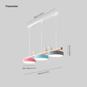 Pendant Light Bird Modern White Hanging Ceiling Lamp Metal - Image 3