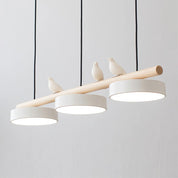 Pendant Light Bird Modern White Hanging Ceiling Lamp Metal - Image 35