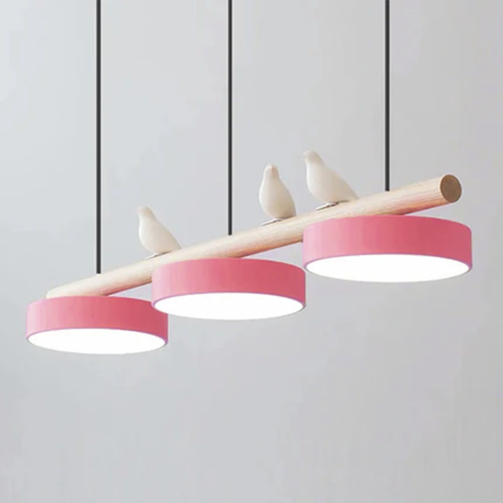 Pendant Light Bird Modern White Hanging Ceiling Lamp Metal - Image 40