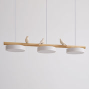 Pendant Light Bird Modern White Hanging Ceiling Lamp Metal - Image 9