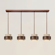 Pendant Light Travertine and Wood Modern - Image 41
