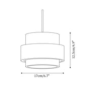 Pendant Light Travertine and Wood Modern - Image 6