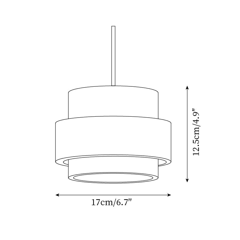 Pendant Light Travertine and Wood Modern - Image 6